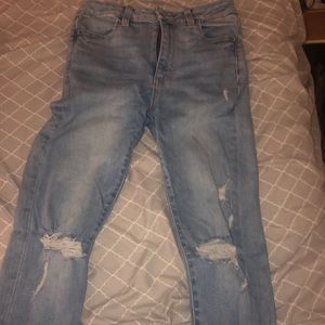 American eagle super high rise jegging